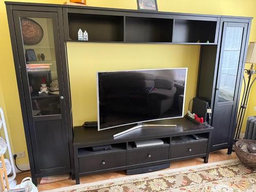 TV Stand with side shelves, Huis en Inrichting, Kasten | Televisiemeubels, Gebruikt, 150 tot 200 cm, 200 cm of meer, 25 tot 50 cm