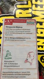 Blijdorp Voor 4 personen 3,50 euro per persoon korting, Drie personen of meer, Kortingsbon