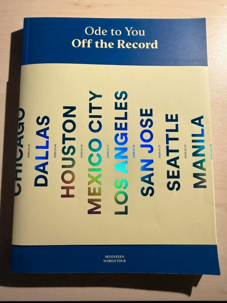 Seventeen - Ode to you Off the record, Verzamelen, Muziek, Artiesten en Beroemdheden, Zo goed als nieuw, Boek, Tijdschrift of Artikel