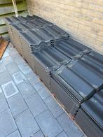 Dakpannen Nels S-pan 2000S, Doe-het-zelf en Verbouw, Dakpannen en Dakbedekking, Ophalen, Gebruikt, Steen of Klei, Zwart