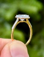 Gouden ring met diamanten 1.79ct en HRD certificaat! NIEUW!, Sieraden, Tassen en Uiterlijk, Ringen, Nieuw, Ophalen of Verzenden
