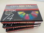 cassettebandje tape 3X TDK CDing METAL 74 sealed, Cd's en Dvd's, Cassettebandjes, 2 t/m 25 bandjes, Overige genres, Onbespeeld