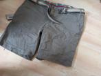 Meyer korte broek bermuda short nieuw. Mt 30 grijs ceintuur, Overige maten, Ophalen of Verzenden, Grijs, Meyer