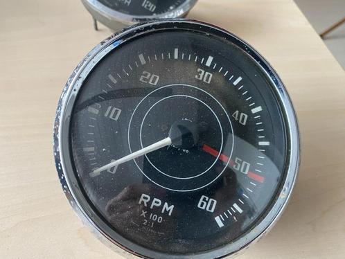 Triumph TR3 of TR4 (vroeg) Snelheidsmeter + Toerenteller, Auto-onderdelen, Dashboard en Schakelaars, Triumph, Gebruikt, Ophalen of Verzenden
