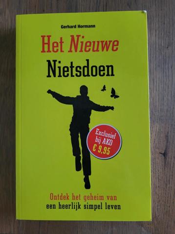 Het Nieuwe Nietsdoen - Gerhard Hormann beschikbaar voor biedingen