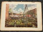 De nieuwe straat, Antiek en Kunst, Antiek | Schoolplaten, Ophalen of Verzenden, Huis en Tuin