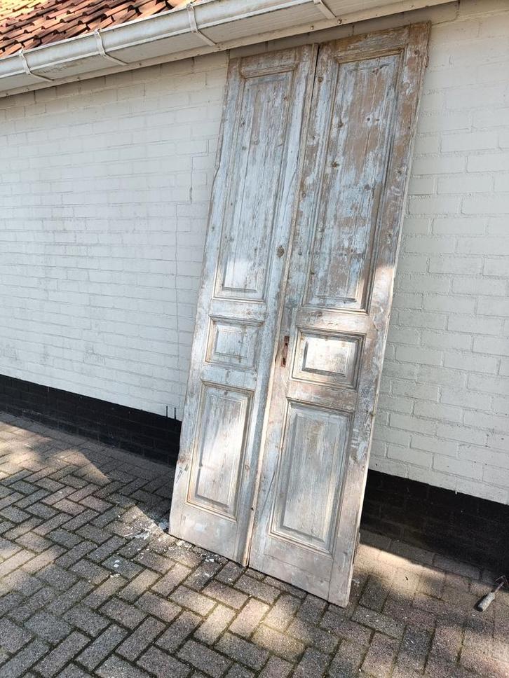 Paneeldeuren , kastdeuren oude deuren, Doe-het-zelf en Verbouw, Deuren en Horren, Zo goed als nieuw, Binnendeur, 200 tot 215 cm