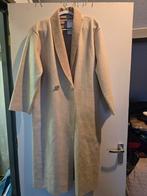 Nieuwe lange overjas beige creme 42 44 46, Kleding | Dames, Jassen | Winter, Ophalen of Verzenden, Nieuw, Maat 46/48 (XL) of groter