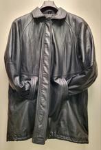 Vintage leren dames jas gevoerd., Ophalen of Verzenden, Zo goed als nieuw, Maat 42/44 (L), Zwart