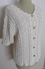 Mooi trachten look beige kabel vest! L, Verzenden, Zo goed als nieuw, Maat 42/44 (L), Beige