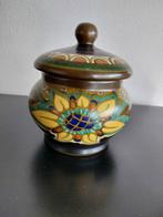 Gouda plateel pot met deksel Princess., Ophalen