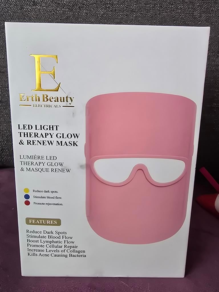 LED Licht Gezicht Masker - Nieuwstaat, Ophalen, Nieuw, Verzorging