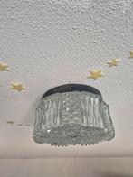 Plafondlamp, kristal, jaren 70, Ophalen of Verzenden, Zo goed als nieuw, Glas, Retro, vintage
