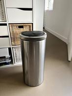 Prullenbak | Brabantia, Huis en Inrichting, Woonaccessoires | Prullenbakken, Ophalen, 50 tot 75 cm, Zo goed als nieuw, Rvs