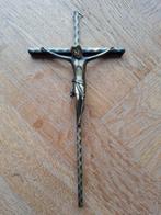 Bronzen Christus kruisbeeldje,  25 x 12 5 cm, Ophalen, Zo goed als nieuw