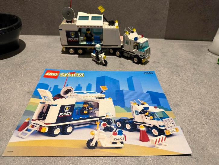 Lego 6348 Politie Mobiele Commandocentrale - Compleet, Kinderen en Baby's, Speelgoed | Duplo en Lego, Gebruikt, Lego, Complete set