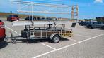 Open aanhanger reclamekar bordes podium resteel wagen 400 cm, Auto diversen, Ophalen of Verzenden