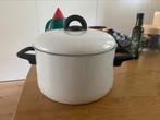 Grote soeppan Fissler wit donketblauw, Huis en Inrichting, Keuken | Potten en Pannen, Ophalen of Verzenden, Zo goed als nieuw