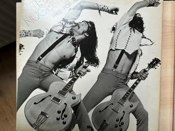 2x LP Ted Nugent ('Ted Nugent' en Free 'For All') zie foto's beschikbaar voor biedingen