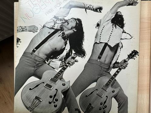 2x LP Ted Nugent ('Ted Nugent' en Free 'For All') zie foto's, Cd's en Dvd's, Vinyl | Hardrock en Metal, Zo goed als nieuw, Ophalen of Verzenden