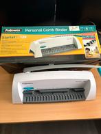 Inbindmachine Fellowes 120 met toebehoren, Ophalen, Zo goed als nieuw