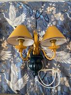 Vintage Wandlamp met Twee Lampen, Huis en Inrichting, Lampen | Wandlampen, Ophalen of Verzenden