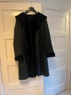Zwarte sheepskin vachtjas, maat 44, couture Jeroen Besseling, Kleding | Dames, Ophalen of Verzenden, Zo goed als nieuw, Maat 42/44 (L)