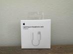 Apple Lightning tot headphone jack adapter, Ophalen of Verzenden, Nieuw, Apple iPhone