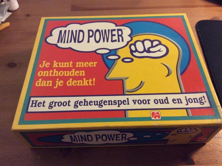 MindPower. Bordspel van Jumbo, 1998 Het groot geheugenspel, Hobby en Vrije tijd, Gezelschapsspellen | Bordspellen, Een of twee spelers