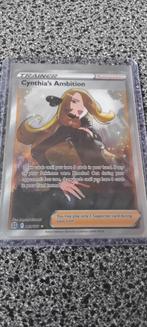 Pokemonkaart Cynthia's Ambition, Ophalen of Verzenden, Zo goed als nieuw, Losse kaart, Foil