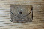 klein bruin beursje leer jaren 70 rozenkransbeursje, Antiek en Kunst, Ophalen of Verzenden