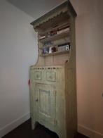 Vintage Brocante Servieskast - Mintgroen, Antiek en Kunst, Antiek | Meubels | Kasten, Ophalen