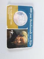 Rembrandt 5je in coincard, Zilver (15), Postzegels en Munten, Munten | Nederland, Zilver, Ophalen of Verzenden