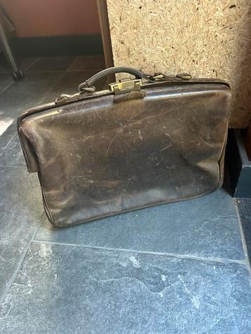 Fred se la Bretonniere laptop/akte tas van suede /leer beschikbaar voor biedingen