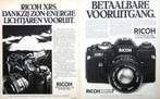 5 vintage advertenties reclames Ricoh camera 81 XR5 XR7 foto, Verzenden, Voor 1940, Fototoestel