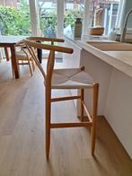 Barkruk wishbone hout, 1 kruk, Ophalen, Zo goed als nieuw, Hout