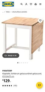 IKEA Pinntorp foldable table, Huis en Inrichting, Tafels | Eettafels, Ophalen, 100 tot 150 cm, 50 tot 100 cm, Zo goed als nieuw
