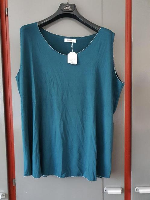 Groene Mouwloze Top Paprika XXL – Donkergroen – Nieuw, Kleding | Dames, Tops, Maat 46/48 (XL) of groter, Groen, Zonder mouw, Ophalen of Verzenden