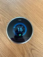 Nest Thermostaat inclusief adapter, Doe-het-zelf en Verbouw, Ophalen of Verzenden, Slimme thermostaat, Gebruikt
