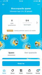 Spaarkaarten Bios AH € 0,50, Eén persoon, Kortingsbon