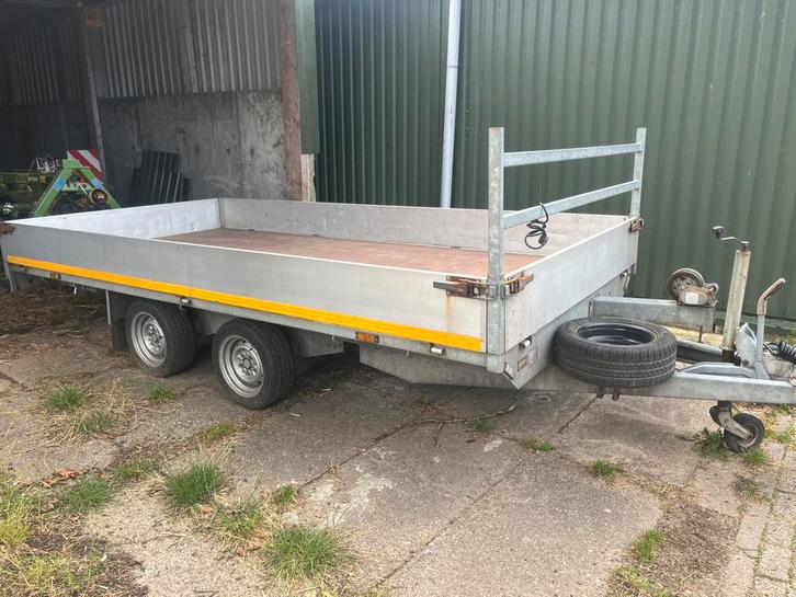 Te koop Eduard plateau aanhanger, Auto diversen, Aanhangers en Bagagewagens, Gebruikt, Ophalen