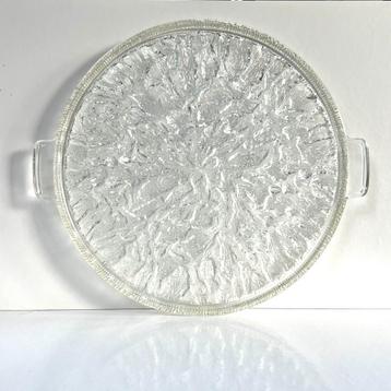 Vintage glazen taartbord waarschijnlijk van Iittala beschikbaar voor biedingen