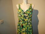 Pom Amsterdam maxi dress citrus achtige print Nieuw 40, Kleding | Dames, Jurken, Maat 38/40 (M), Overige kleuren, Verzenden, Nieuw
