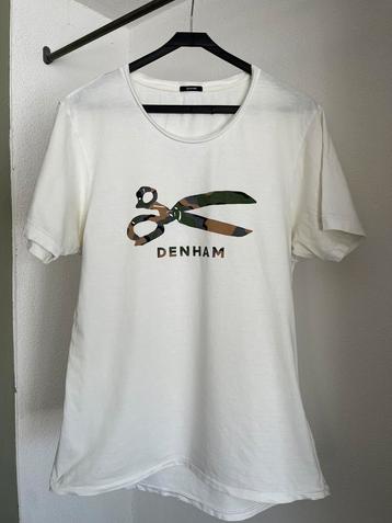 Denham t-shirt met logo beschikbaar voor biedingen