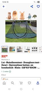 Tent of buiten ren voor kat of hond., Ophalen of Verzenden, Zo goed als nieuw, Katoen