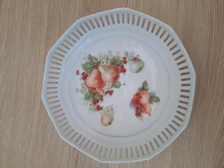 Porseleinen bordje schaaltje Schumann Arzberg Bavaria peren, Antiek en Kunst, Antiek | Servies los, Ophalen of Verzenden
