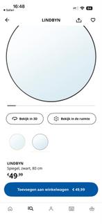 Ronde Spiegel - 80 cm, Huis en Inrichting, Woonaccessoires | Spiegels, Rond, Nieuw, Ophalen of Verzenden, 75 tot 100 cm