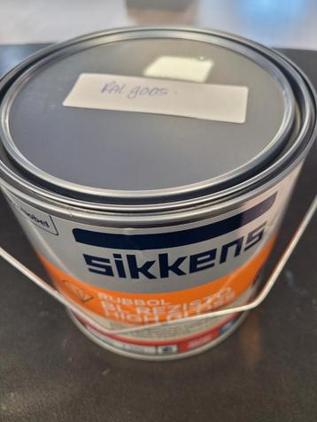 2.5 ltr Sikkens BL rezisto highgloss RAL 9005 voor 100,00 beschikbaar voor biedingen
