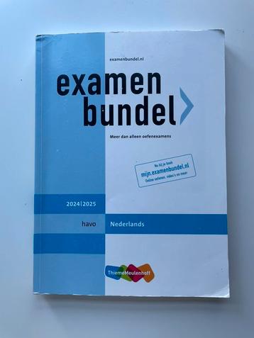 Examenbundel Havo Nederlands 2024-2025 beschikbaar voor biedingen
