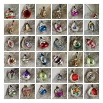 Diverse antieke AJEKO kerstballen kerstbal kerst beschikbaar voor biedingen